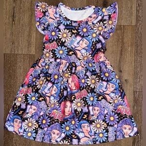 Kpop Demon Hunters Print Dress